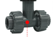 Senmatic Flow sensor inline mounting