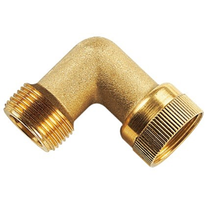 1" Brass Manifold M/F Elbow