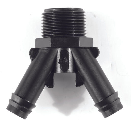 Barbed Y x Male Thread