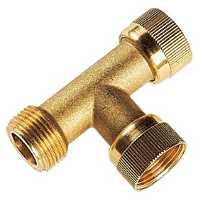 1" Brass Manifold 2 Way