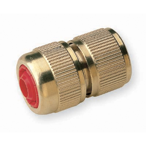 Brass Hose Quick c/w Valv