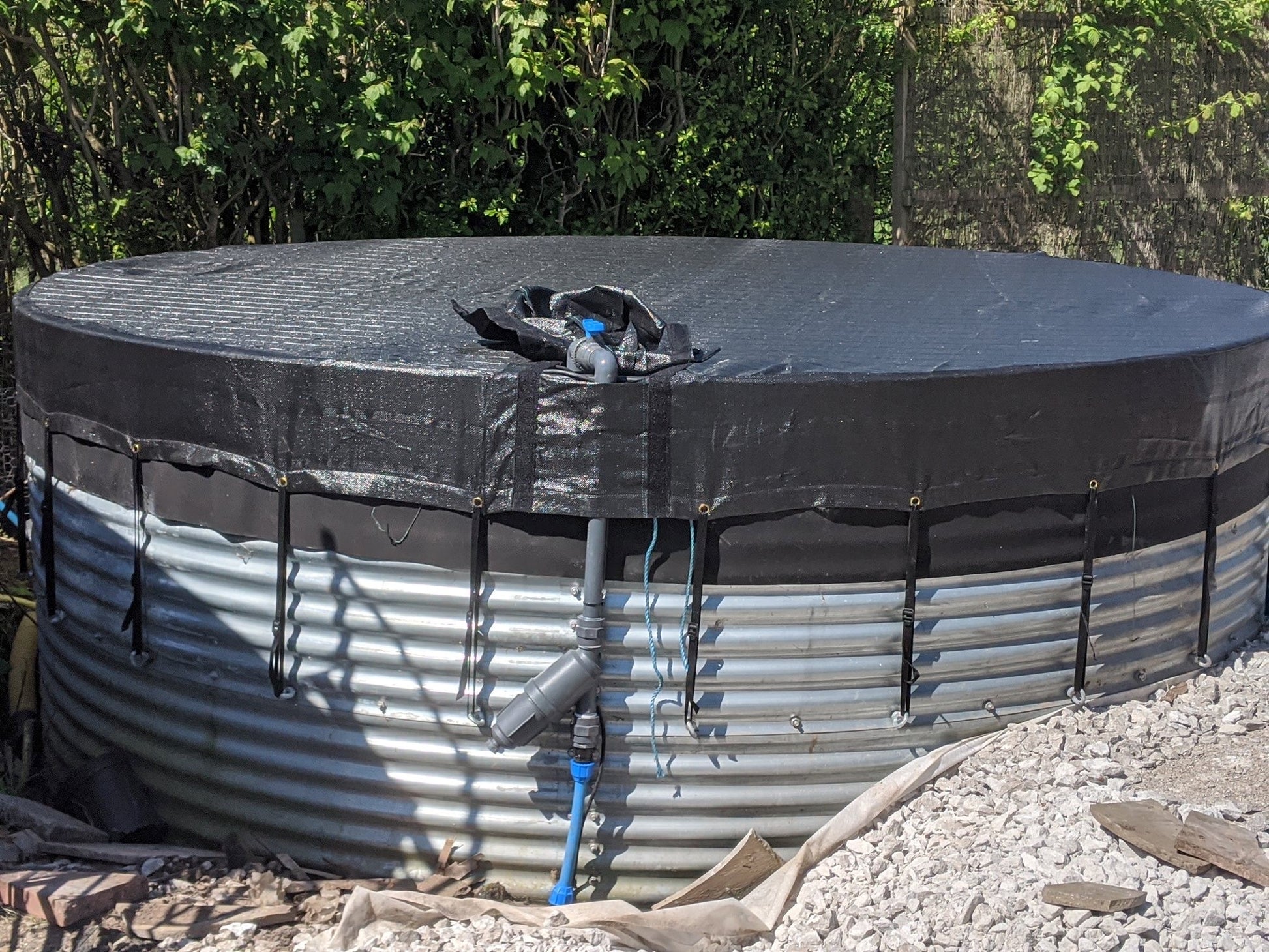 Steel Tank Cover - Woven PP Anti Aglae image 0